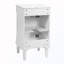 Armoire de salle de bain avec rangement et lavabo en céramique et tablette réglable-302309360