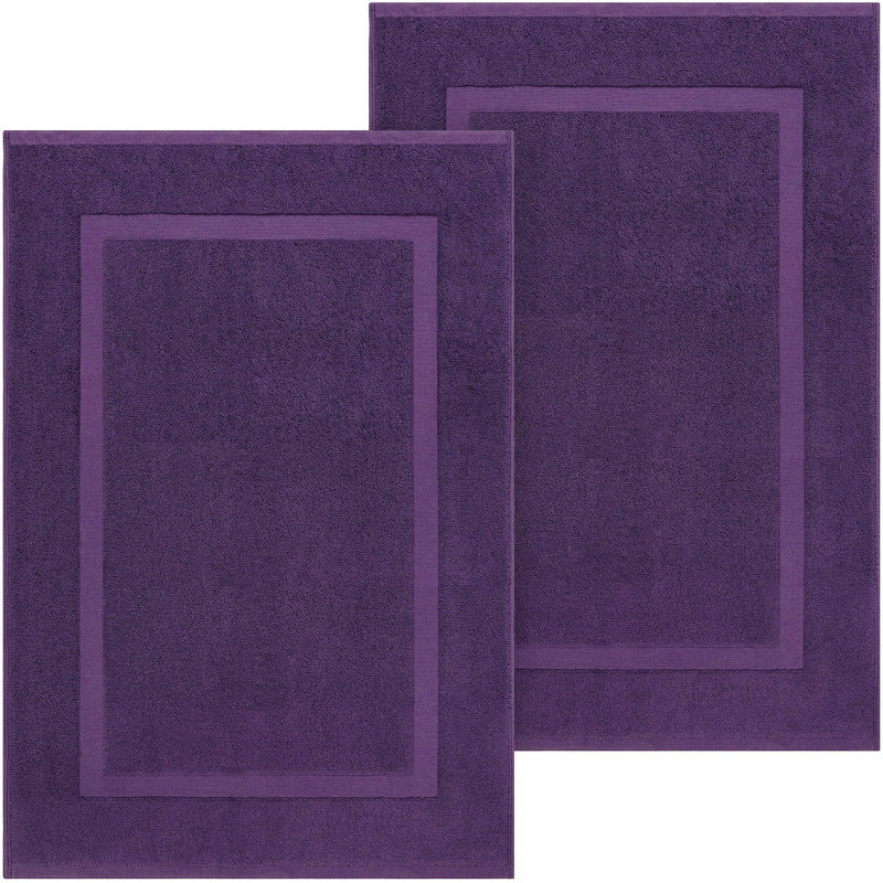 Rectangle Bath Rug, Plum