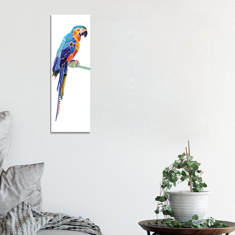 Tropical Parrot I by Jo Lynch - Wrapped Canvas Panoramic Gallery-Wrapped Canvas Giclée