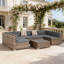 Ensemble de meubles de jardin en rotin
