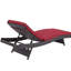 Chaise longue d'extérieur en rotin Convene-1853069800