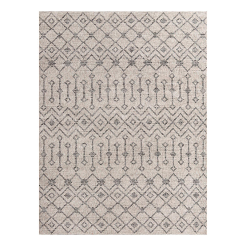 Barnkine Geometric Indoor Rug, Rectangle 7'10" x 10'