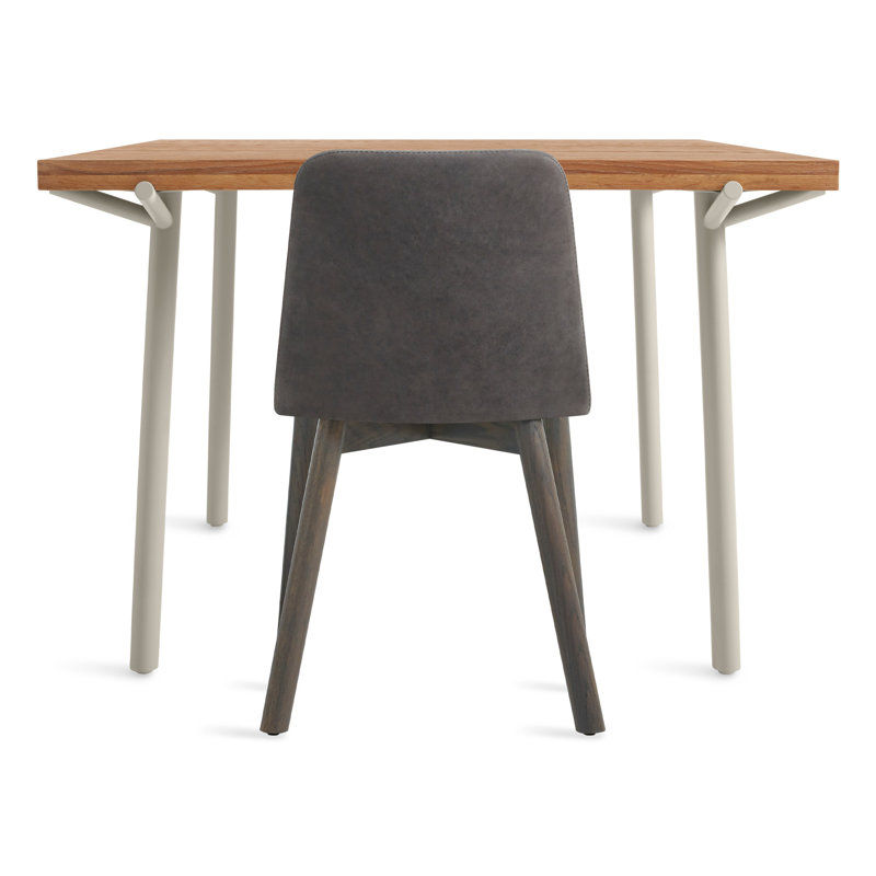 Branch Solid Oak Dining Table, 33" W x 91" L, Oak, White