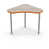Orme gris / bordure orange