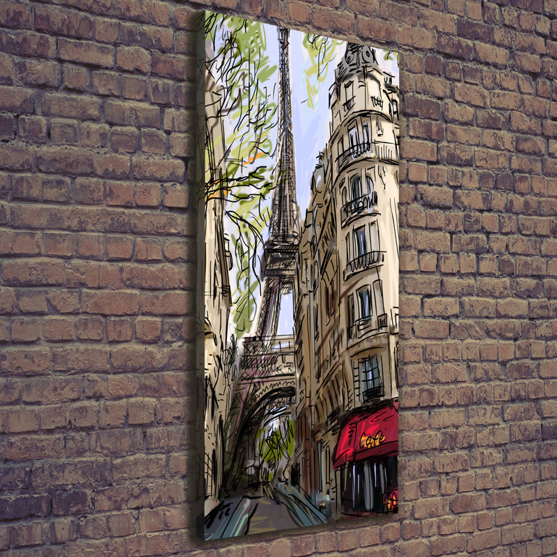 Eiffel Tower Paris - Wrapped Canvas Print
