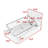 Twin Size Hydraulic Storage Bed with Adjust Headboard-433633448