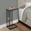 Table d'appoint, en forme de C, bout, côté, collation, stratifié, métal, contemporain, moderne-475388389-475388388