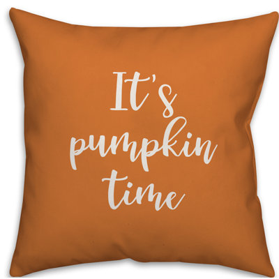  Coussin It's It's Pumpkin Time