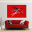 Ciseaux de coupe de cheveux, impression sur toile-901280197