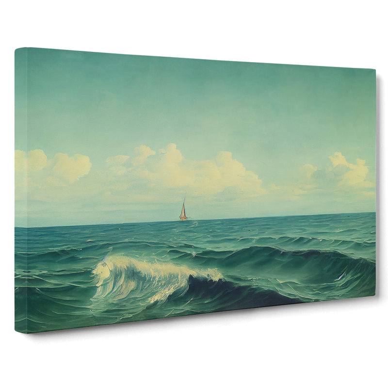 Sailing Boat View - Wrapped Canvas, 35cm H x 50cm W x 3cm D