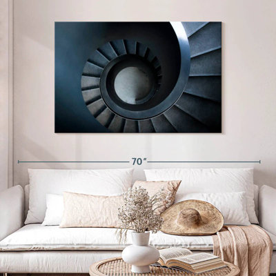 Sleek Spiral Staircase