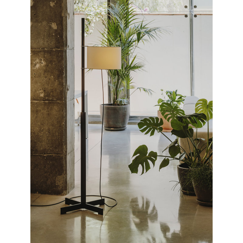 TMM Floor Lamp, Beige, Black