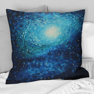 Coussin Pointillism River Majestic - River Mountain