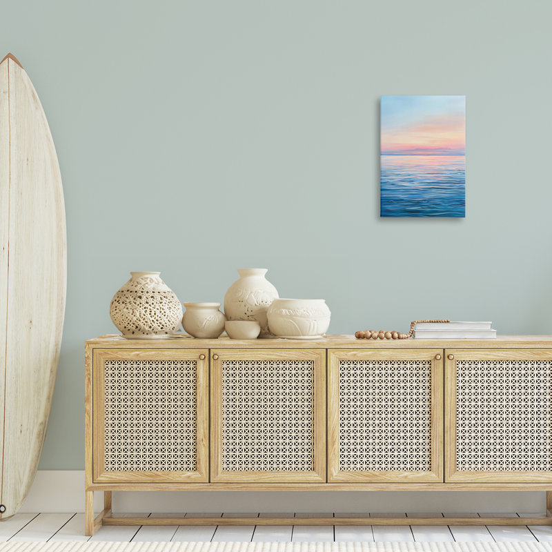 Toile dégradée Sunrise over Ocean, design par LSR Design Studio, H 24 po x l 16 po