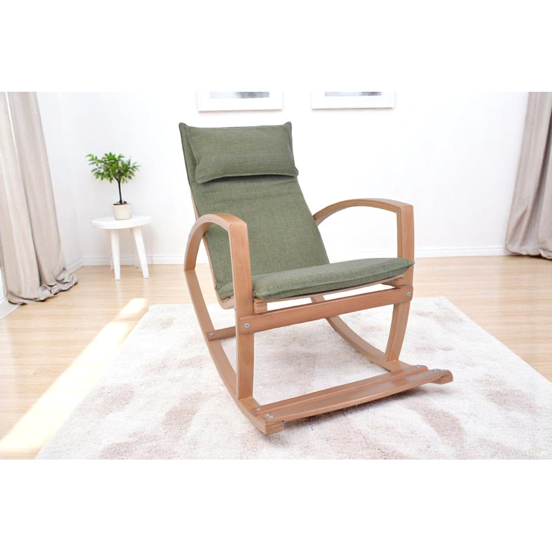 Chaise berçante Modern, Vert