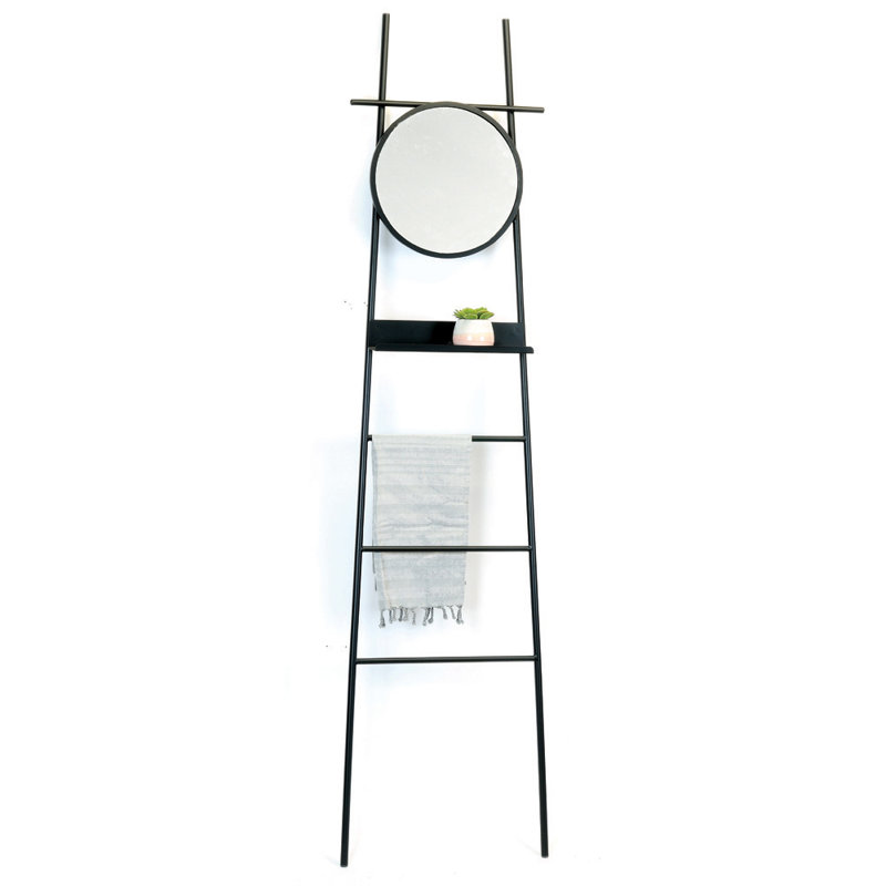 ÉCHELLE de présentoir noir avec Miroir
