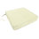 Coussin de chaise de salle à manger d'intérieur / extérieur de sunbrella à double canalisation avec des cravates et une fermeture à glissière
