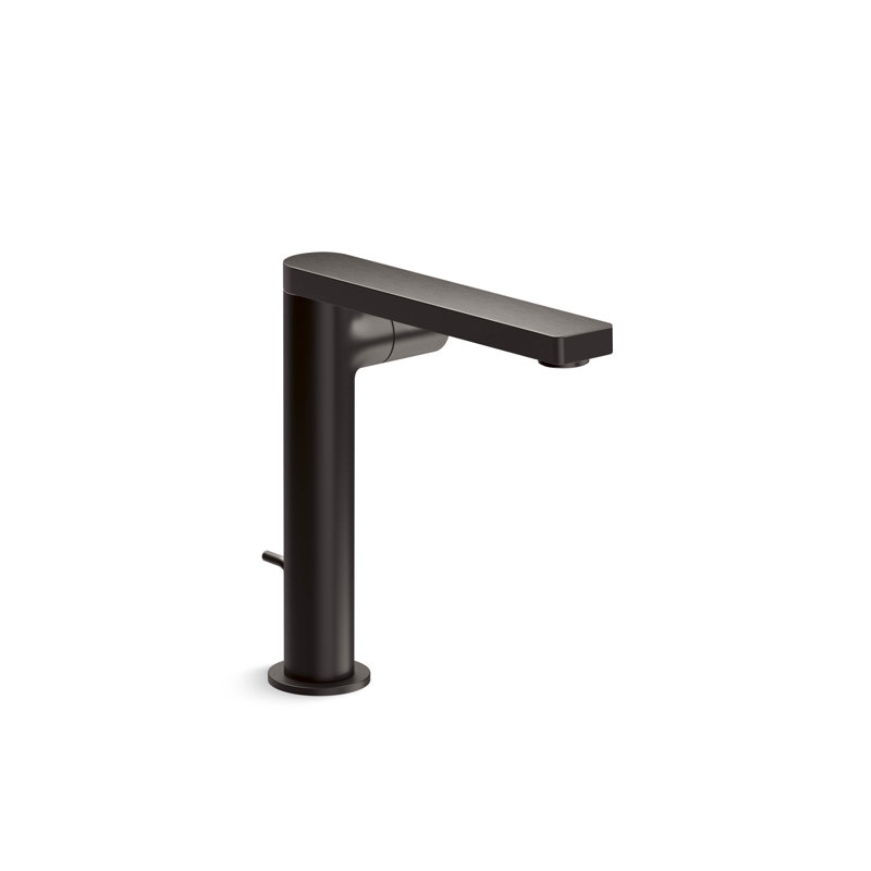 Robinet de lavabo de salle de bain composé d'une seule poignée avec poignée cylindrique, 1,2 gal / min, Poignée cylindrique