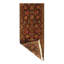 Wool Floral Area Rug in Red