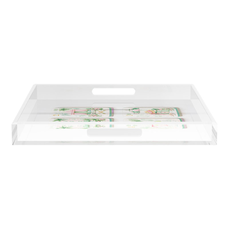 Decorative Tray, 2" H x 18" W x 18" D