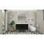 Ensemble de meuble-lavabo mural simple 47 po Korrina-646170132