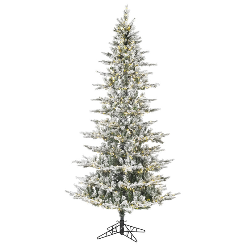 Kiana Lighted Artificial Pine Christmas Tree, 6.5' H