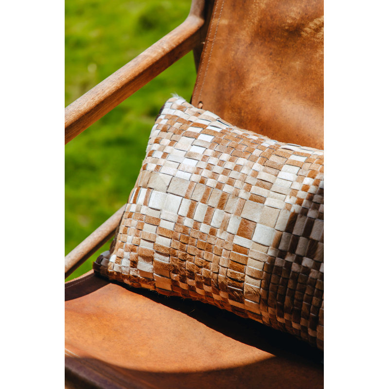  Coussin Cowhide, BROWN