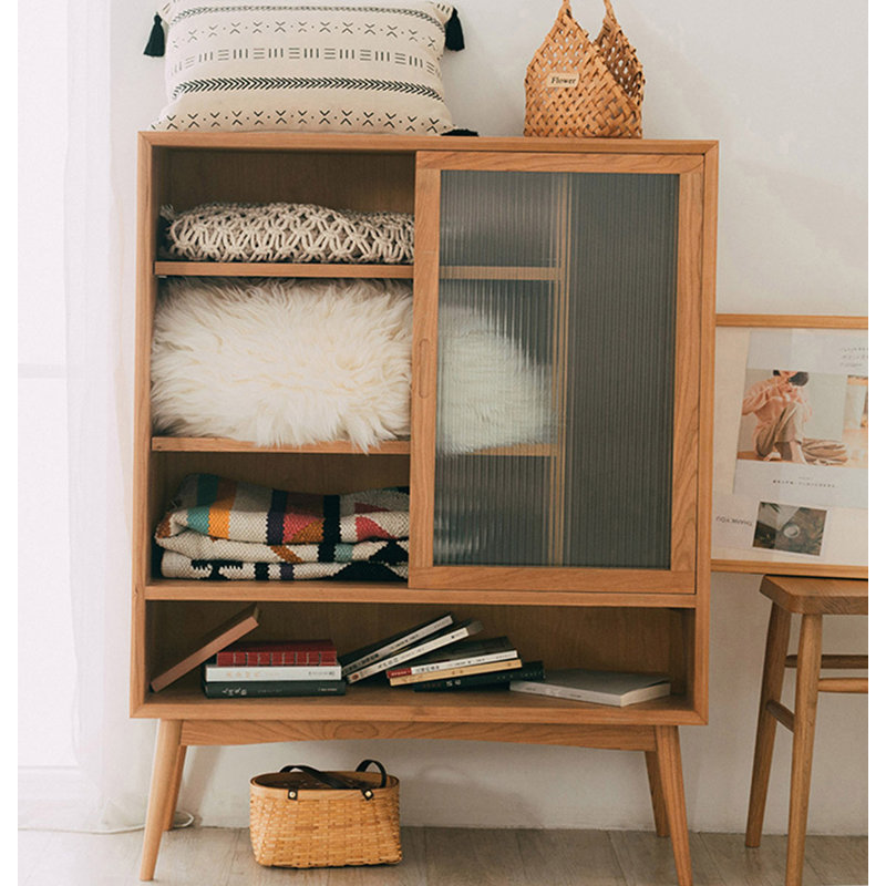 Armoire à chaussures en bois massif Minimalist Creative