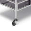 Watts 26 inch Bar Cart in Chrome