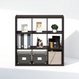 Furinno Cubic Open Back Multipurpose Clothing & Closet Storage Organizer Shelf, 9-Cube