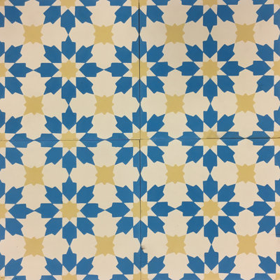 Cemento 8" x 8" Cement Patterned Wall & Floor Tile
