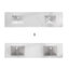 Ensemble de meuble-lavabo double 84 po Angela-729201396