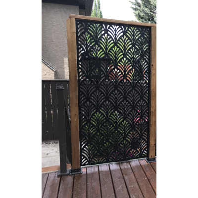 Écran d'intimité décoratif en PVC 3 pi x 6 pi Fantage