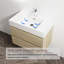 Meuble-lavabo mural avec lavabo en résine-1080936724