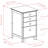 Winsome Studio Solid Beechwood File Cabinet With Three Drawers, Classic Casual Style, Modular Design