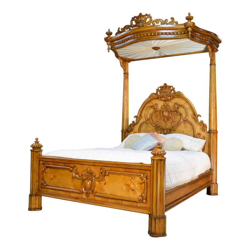 Alaba Solid Wood Bed, Super King (6')