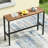 Roca Rectangular Steel Outdoor Bar Table-1014928015