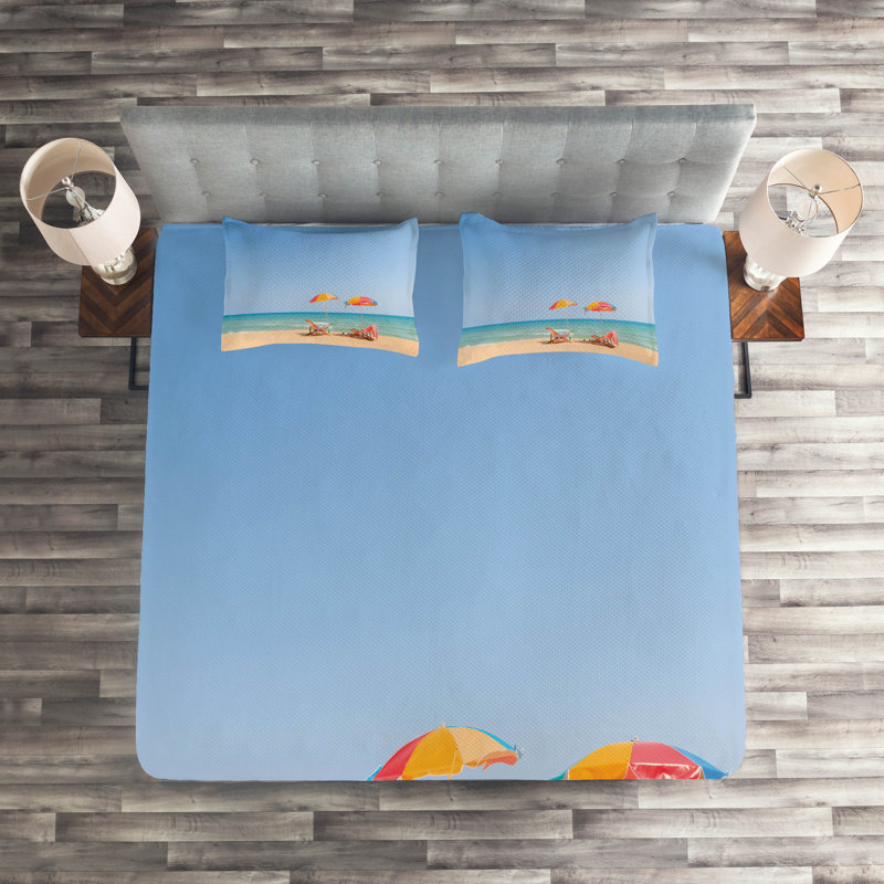 Coastal Polyester Coverlet