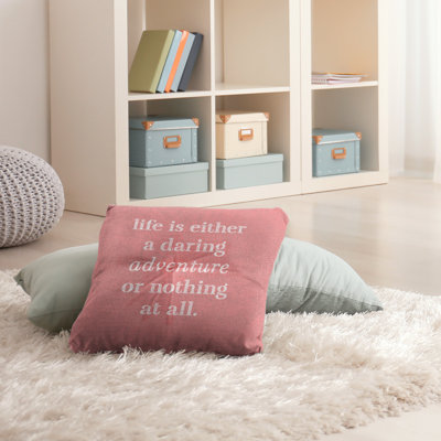 Coussin décoratif intérieur / extérieur Life Adventure
