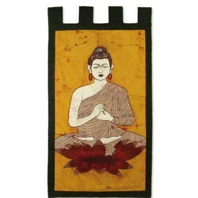 Suspension murale calmbatik buddhas