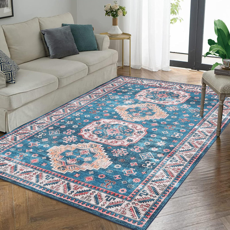 Très grand tapis lavable 10 x 13 po