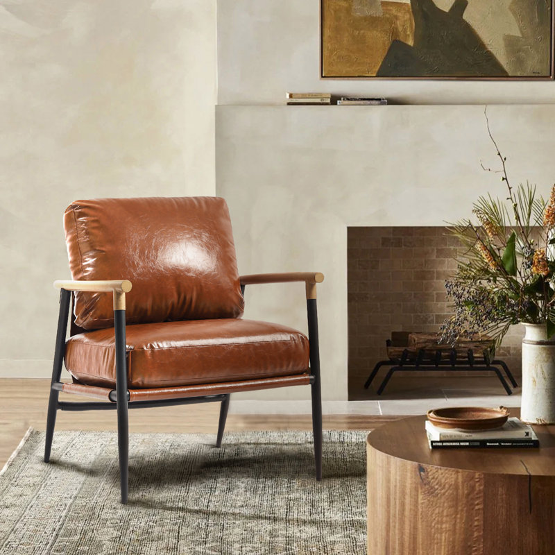 Fauteuil d'appoint Dajauna, Brown