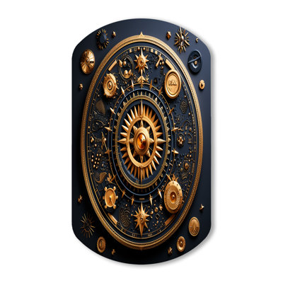 Katia - Modern Geometric Cylinder Shape Assymterical Metal Wall Art