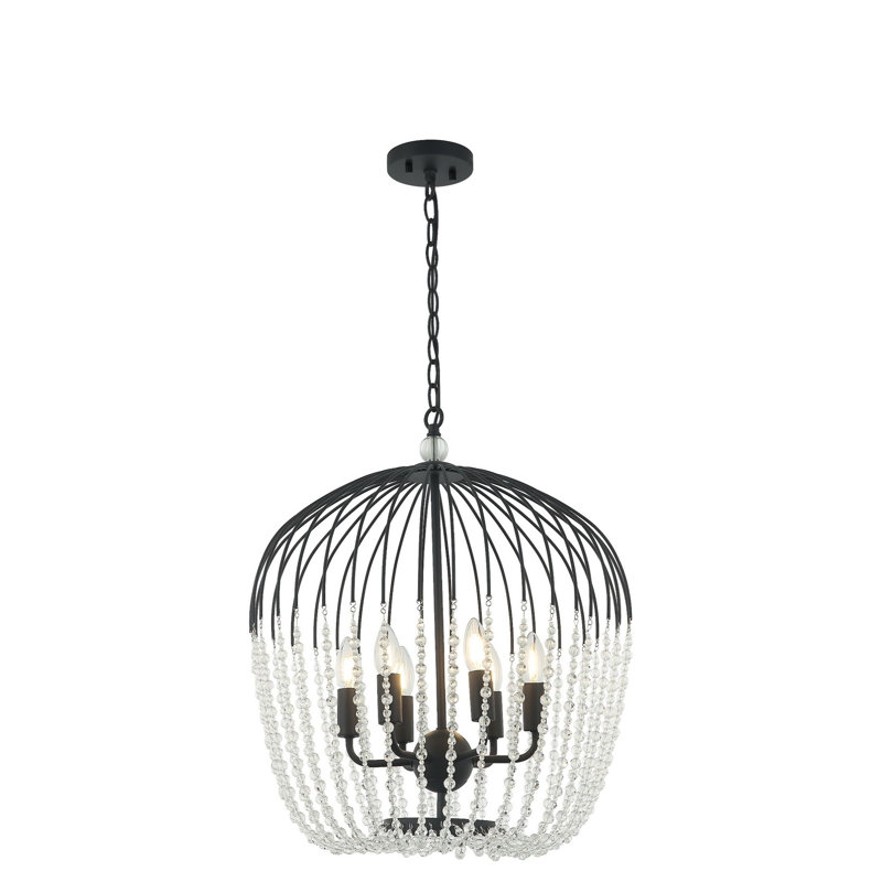 Carrizalez 6 - Light Dimmable Empire Chandelier