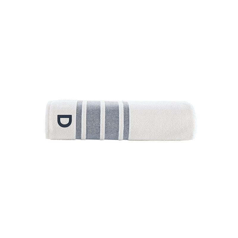 Clarion Bath Sheet, D, Navy, Bath Sheet - 1 Pack