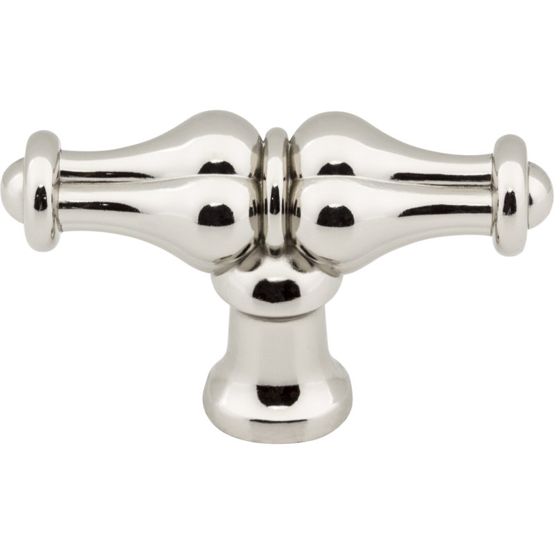 Bella Bar Knob, Polished Nickel