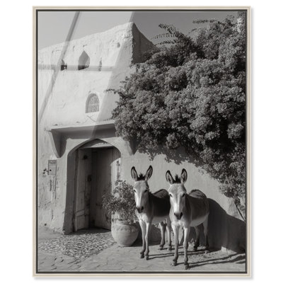 Morning Wait BW High-Gloss Frameless Acrylic Glass Wall Art Animals Print by Oliver Gal, Ready to Hang, 16 x 20