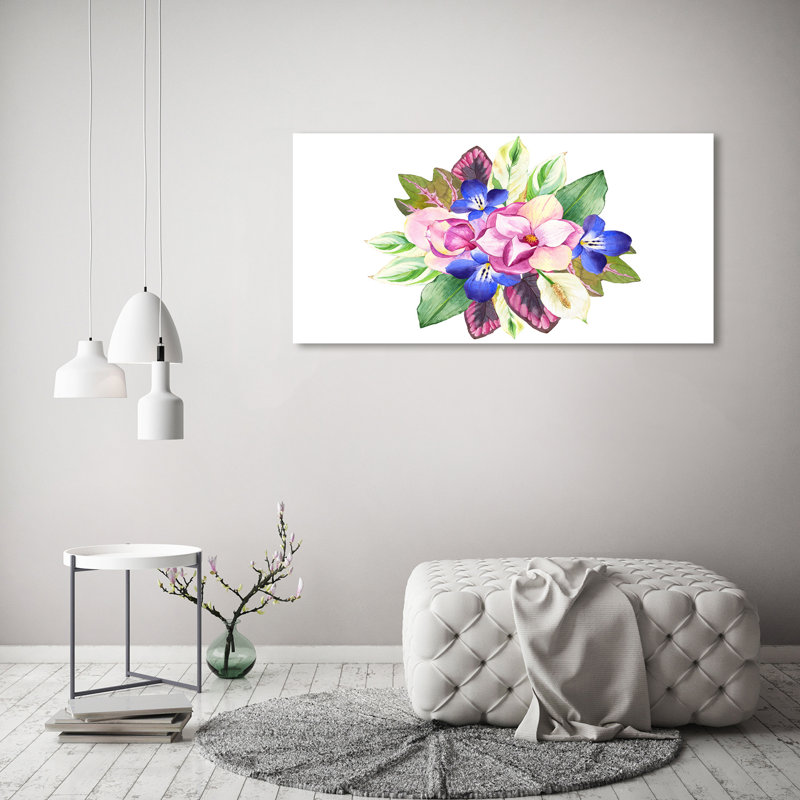 A Bouquet Of Flowers - Wrapped Canvas Print