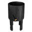 Obsidian Heirloom Planter (Large) ~ A bold fusion of ebonized elegance and timeless craftsmanship, this 100% reclaimed wood pot planter transforms natural imperfections into sculptural artistry, making a striking statement in any space.
