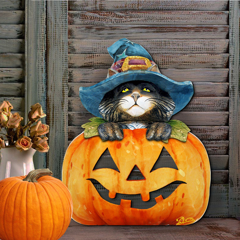 Wood Halloween Decoration
